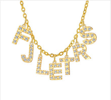 Load image into Gallery viewer, Collier Lettre en Plaqué OR 18K - BJewerly

