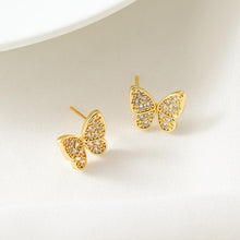 Charger l&#39;image dans la galerie, Boucles d&#39;oreilles Papillons - BJewerly
