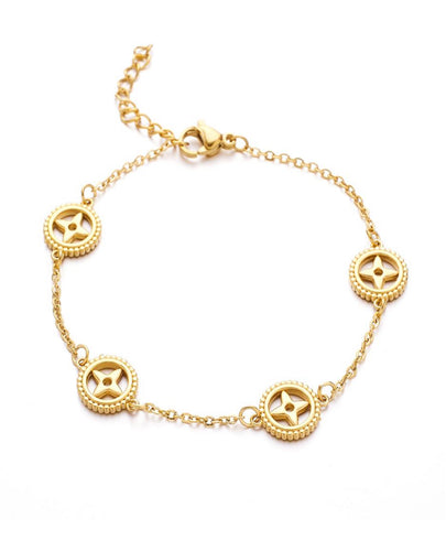 Bracelet Charme en Plaqué Or - BJewerly