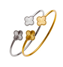 Charger l&#39;image dans la galerie, Bracelet trèfle en Plaqué Or - BJewerly
