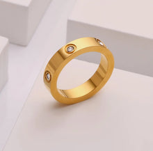 Charger l&#39;image dans la galerie, Bague Luxium en Plaqué Or - BJewerly

