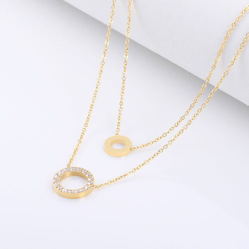 Collier Specta en Plaqué Or - BJewerly