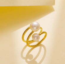 Charger l&#39;image dans la galerie, Bague Sofia en Plaqué Or - BJewerly
