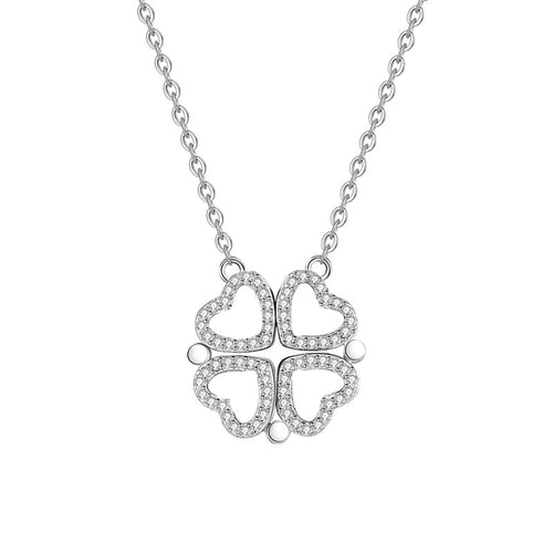 Collier Trèfle cœur - BJewerly
