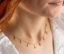 Load image into Gallery viewer, Collier Lettre en Plaqué OR 18K - BJewerly
