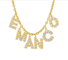 Load image into Gallery viewer, Collier Lettre en Plaqué OR 18K - BJewerly
