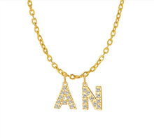 Load image into Gallery viewer, Collier Lettre en Plaqué OR 18K - BJewerly
