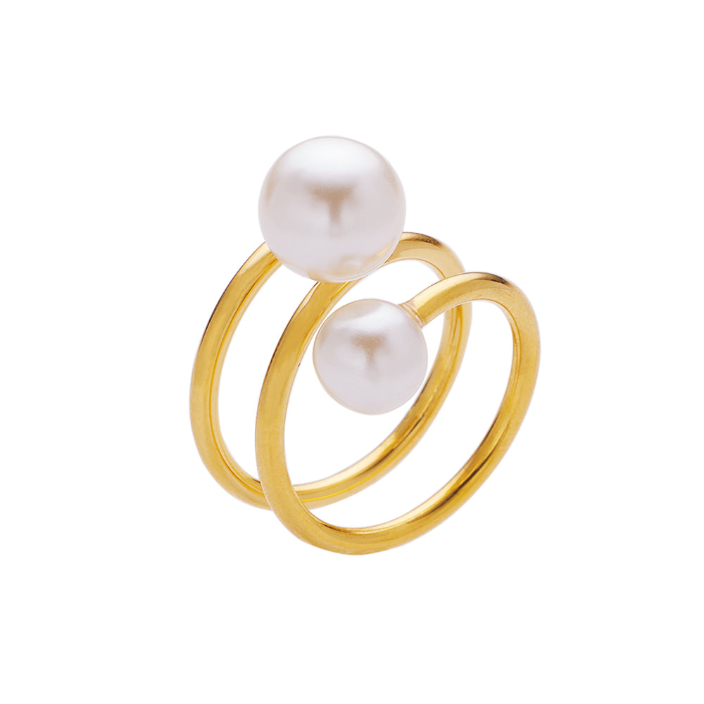 Bague Sofia en Plaqué Or - BJewerly